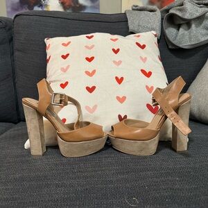 Steve Madden platform-worn once